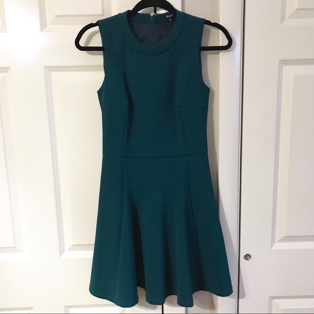 Madewell dark green Anywhere Dress sleeveless